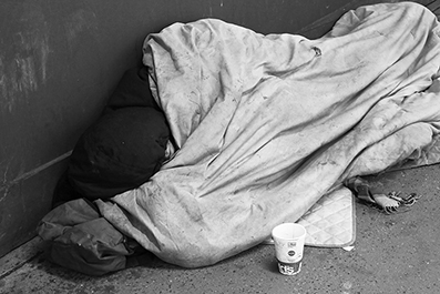 Homeless : Street Life : New York : Personal Photo Projects : Photos : Richard Moore : Photographer